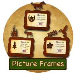 Rustic Metal Wester Photo Frames