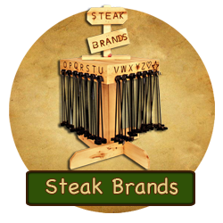 Steak Brands Rustic Metal
